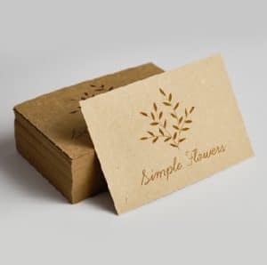 Business Cards Near Me Design - Business Cards Brown Kraft 300x298 