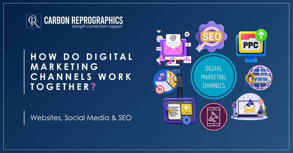 How Digital Marketing Channels Work Together? Websites, Social Media & SEO