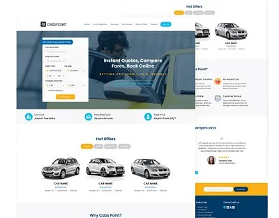 Best Website Layout for Car Hire Companies