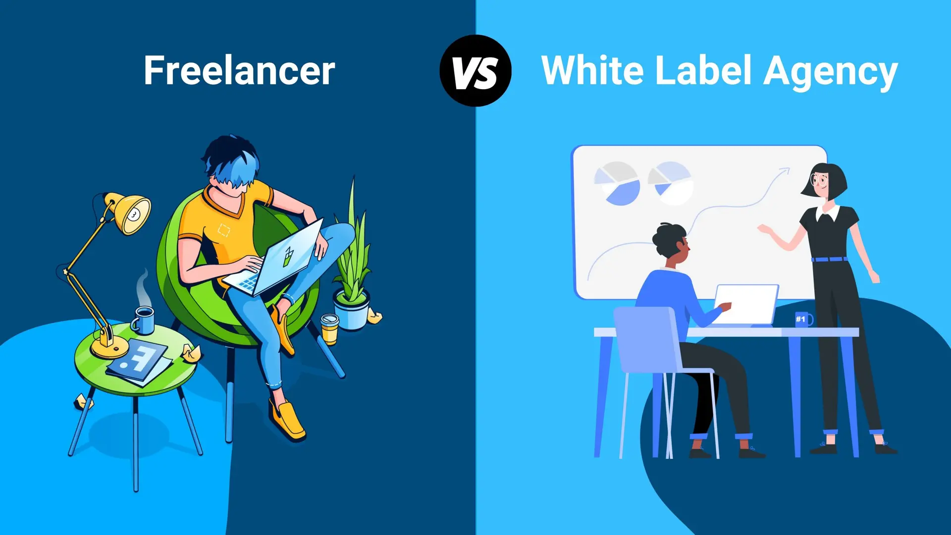 White Label Agency vs. Freelancer vs. In-House Team