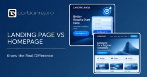 What Is a Landing Page and How Is It Different From a Homepage