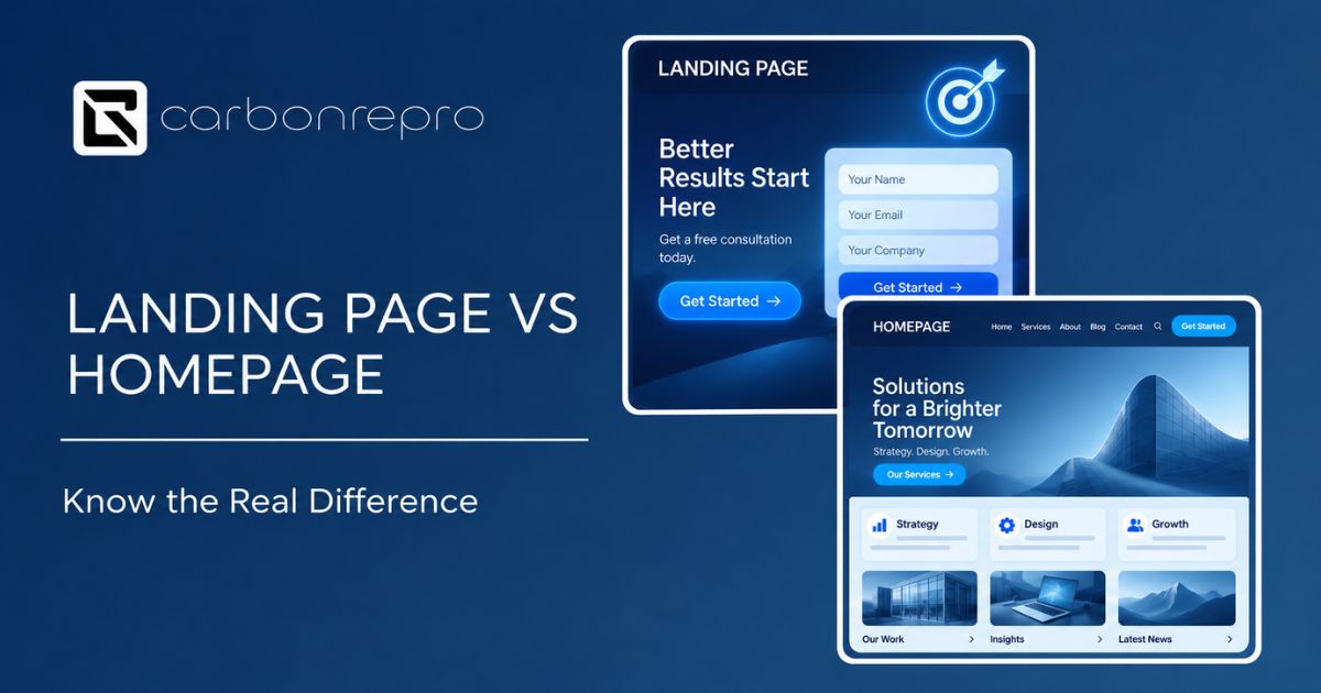 What Is a Landing Page and How Is It Different From a Homepage