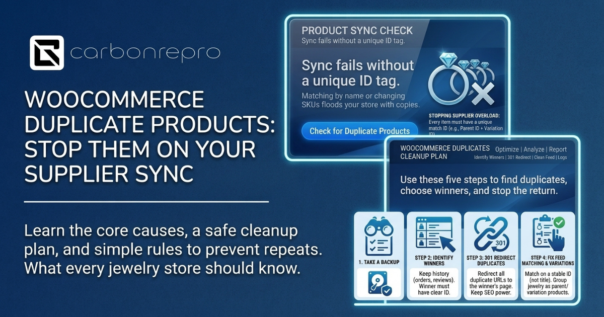 WooCommerce Duplicate Products How to Stop Them When You Sync From a Supplier